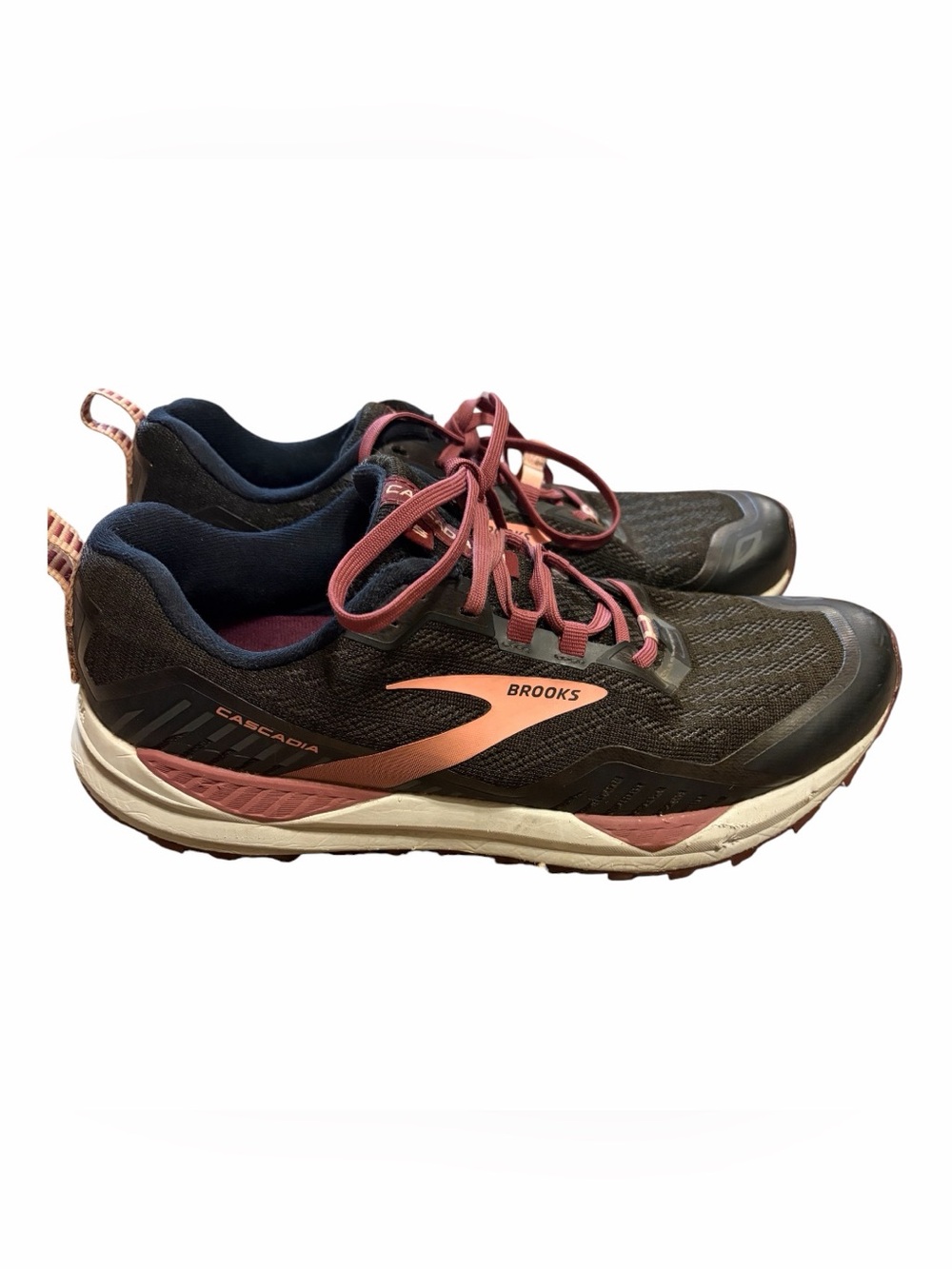 Brooks Women’s Trail Running Shoes — Black & Rose